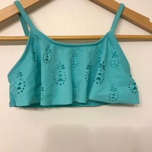 Girls pineapple bikini top